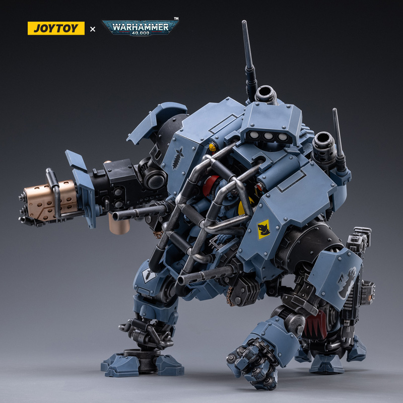 JOYTOY暗源战锤40K1:18太空野狼部队不败者铠甲机甲可动模型玩具 - 图0