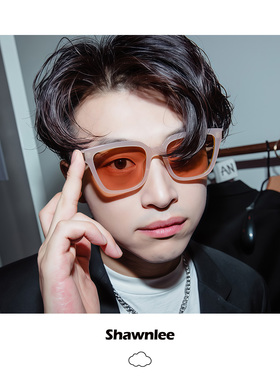 SHAWNLEE遮阳方框痞帅墨镜