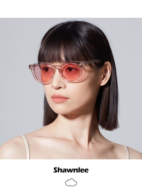 Shawnlee2026新款透明粉色墨镜女