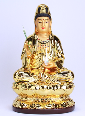 树脂供奉佛像居家保平安送子观音