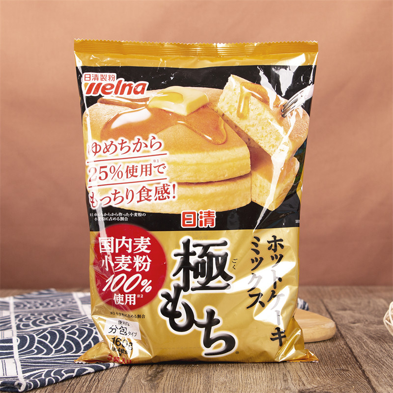 日本进口日清松饼粉480g华夫饼粉煎饼热香饼烘焙蛋糕舒芙蕾预拌粉-图3