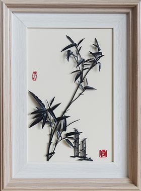 芜湖铁画梅花纯手工金属工艺品