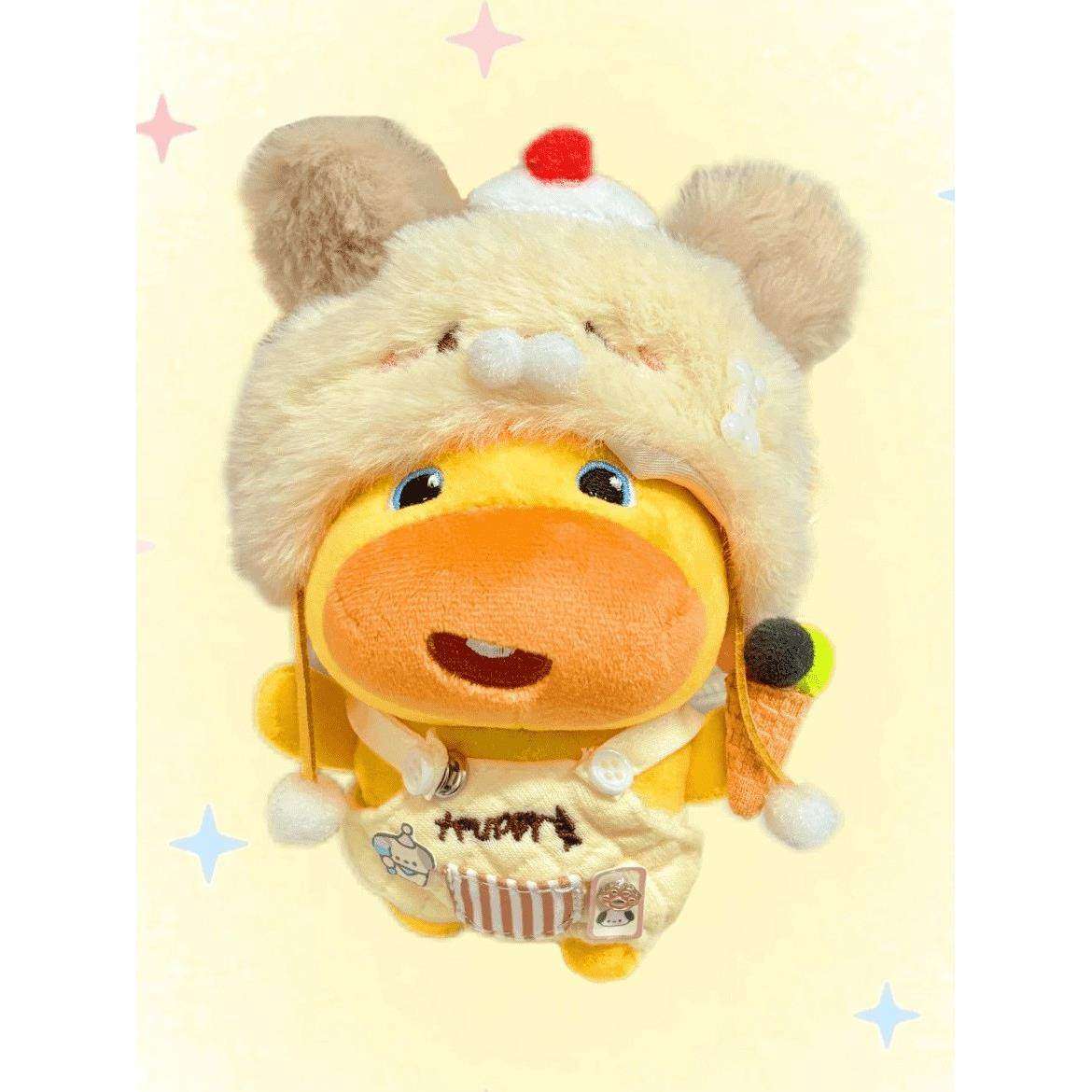 可爱下午茶水豚噜噜玩偶挂件书包包钥匙扣配饰毛绒公仔手办小礼物,淘宝优惠券,粉丝福利购,淘宝优惠卷