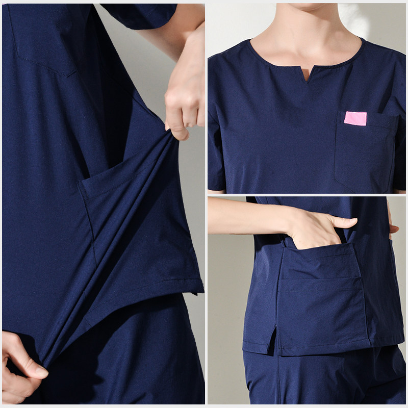 趣述分体套装短袖女牙科医院洗手衣 趣述医护制服