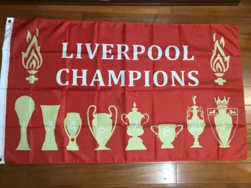 Liverpool Champions 2020 - 19 Times Flag 2020年利物浦 - 图3