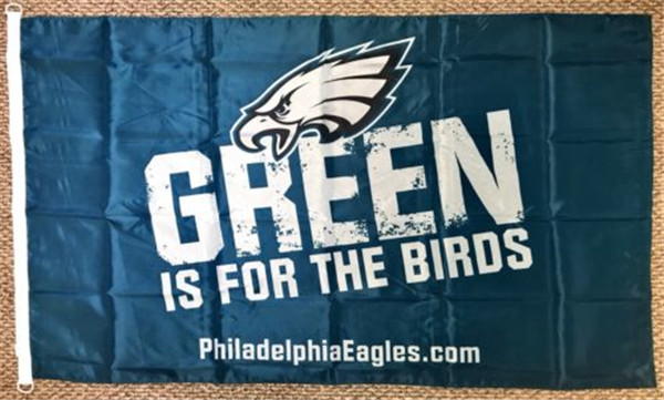 41个款式外贸橄榄队费城老鹰队旗帜Philadelphia Eagles USA Flag-图1