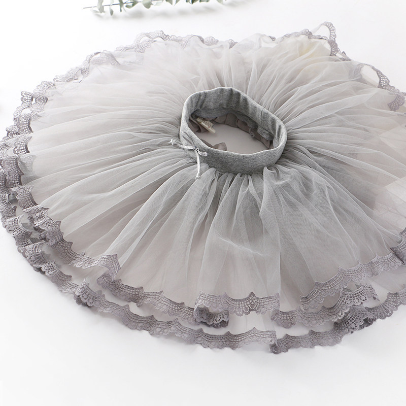 女童春秋新款儿童网纱纱裙宝宝裙子 pokoto连衣裙