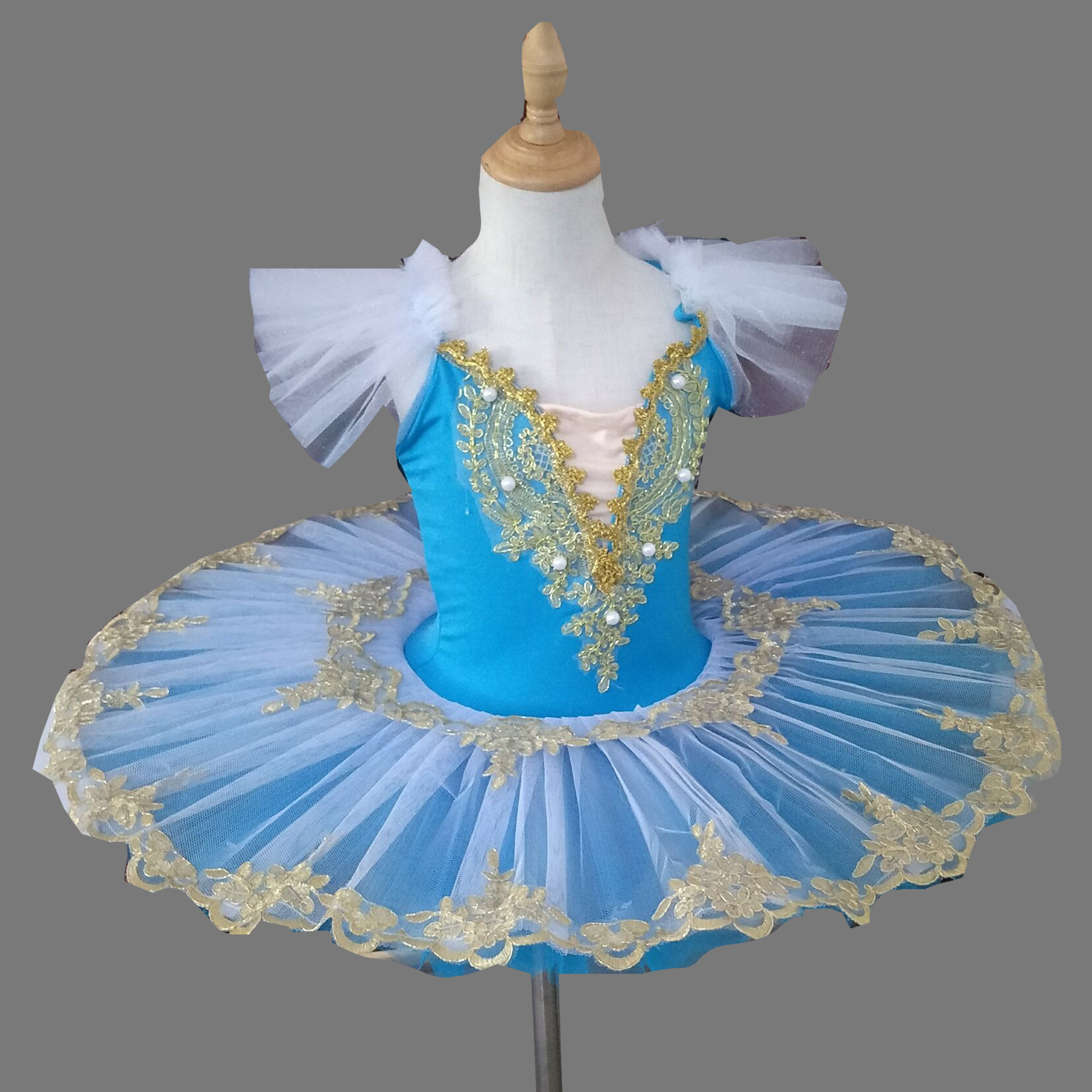 儿童粉色睡美人芭蕾tutu纱裙公主裙 pokoto连衣裙