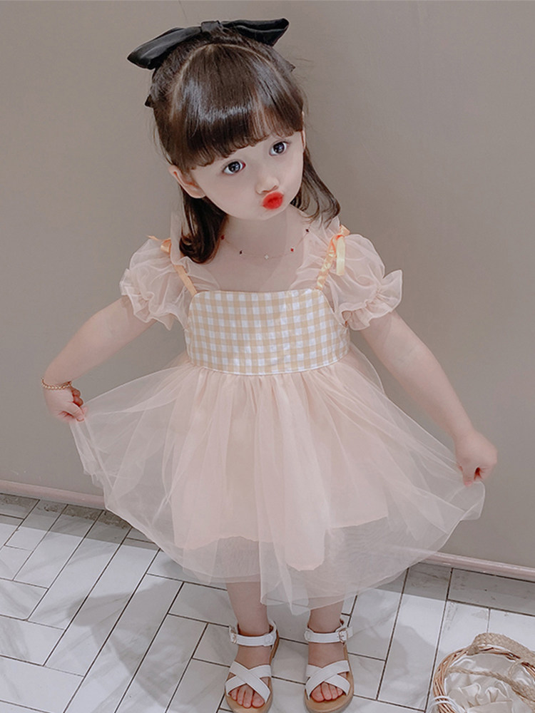 夏季连衣裙2020新款洋气童装公主裙 pokoto连衣裙