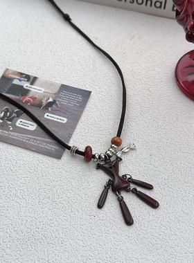 泰迪小熊时尚高级感长款卫衣链