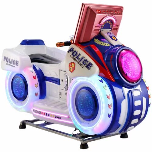 厂家直销新款电动3D马卡丁车带音乐摇摇车3D液晶屏投币商用摇摆机 - 图3