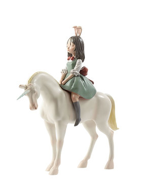 可米生活电视柜白夜童话梦马摆件