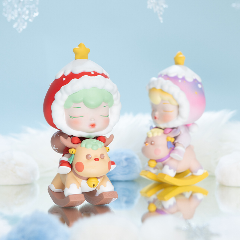 白夜童话《松雪小鹿》桌面摆件家居高级感装饰品圣诞节礼物送女友