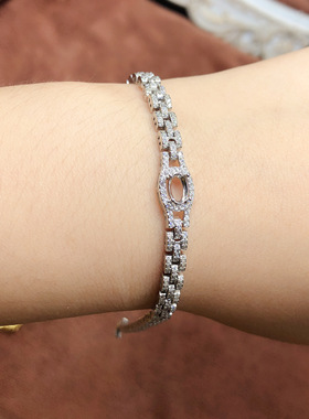 S925纯银戒指托豪华手表袋设计款