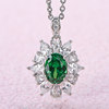 Set ring pendant holder 6*8mm sunflower ring