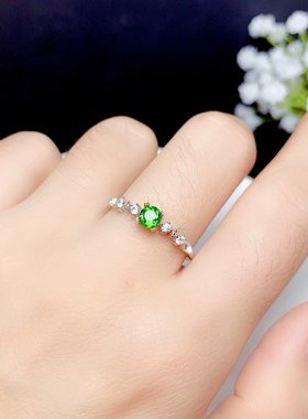 伯利尔女S925戒指空托