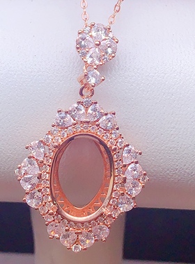 豪华满钻设计10*1413*18吊坠空托