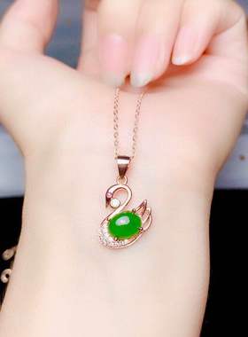 伯利尔女S925吊坠空托