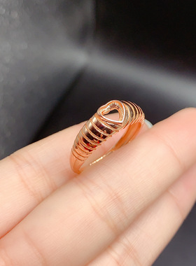 伯利尔女S925戒指空托