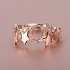 S925 silver ring empty support 4*6/5*7mm live ring mouth