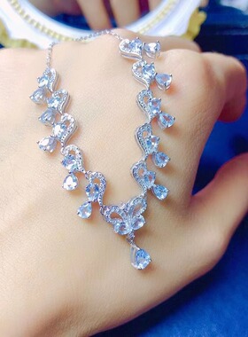 伯利尔S925女项链空托