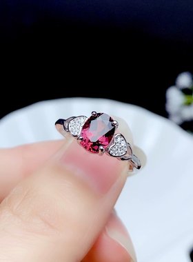 伯利尔女S925戒指空托