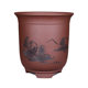 Purple sand large diameter ceramic orchid pot