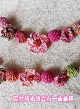 夏季唯美原创纯手工编织项链