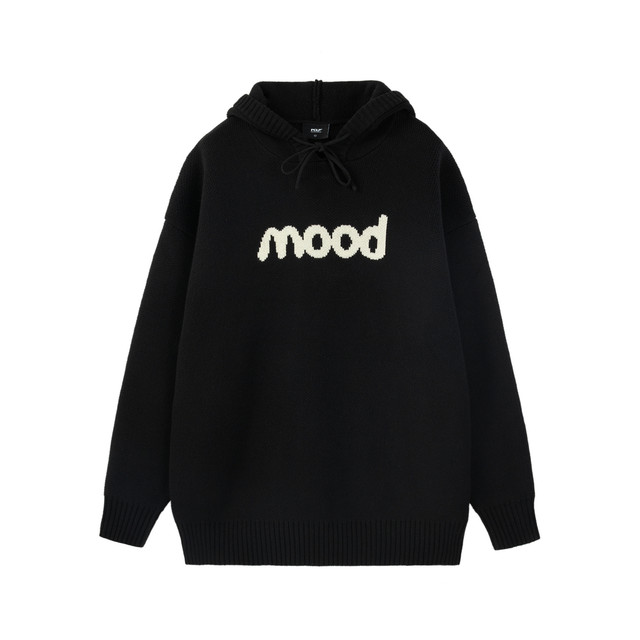 PCLP MOOD hat sweater, national tide brand autumn and winter couple loose American retro slot woven hoodie men