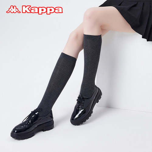 Kappa背靠背KP4W07 美腿塑形JK学院风小腿袜2双