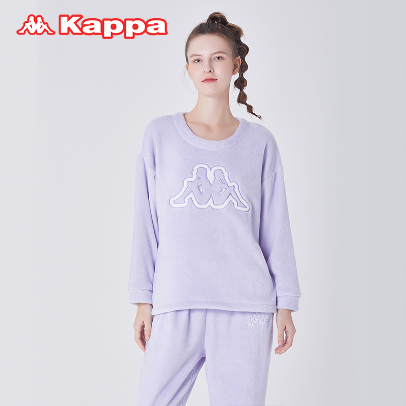 Kappa 情侣法兰绒家居服外套 KP2H1415 双重优惠折后￥119包邮 男、女5色可选 赠运动水壶