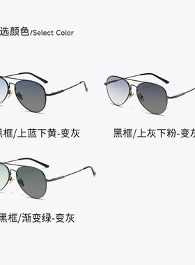 飞行员新渐变色墨镜男双梁太阳眼镜女黑色蛤蟆镜时尚个性经典复古