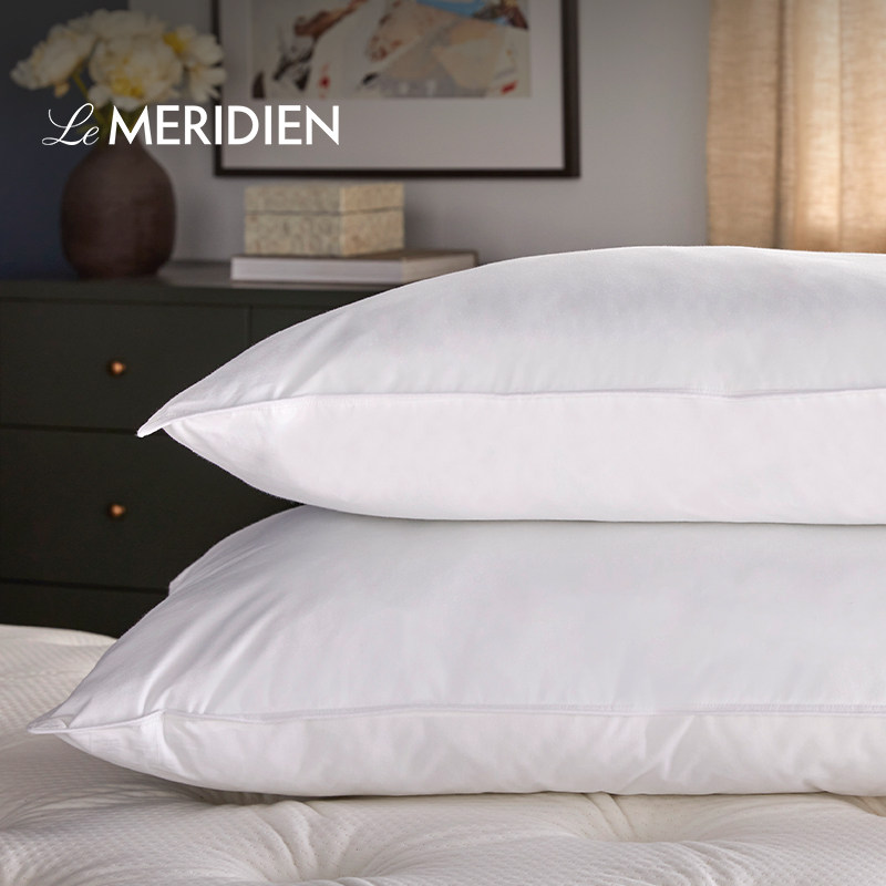 艾美五星级酒店枕头纤维无羽绒枕芯纯棉面料卧室家居睡眠,淘宝优惠券,粉丝福利购,淘宝优惠卷