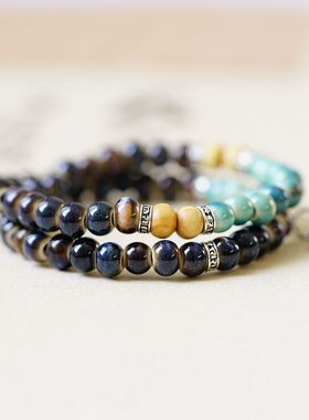 景德镇本固陶瓷手链高温烧制不褪色爱情转运手环侣手链手串可批发