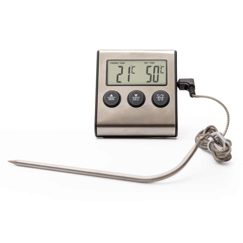 Oven thermometer baking sugar cooking household high temperature resistant kitchen oil temperature accurate temperature measuring instrument food probe type