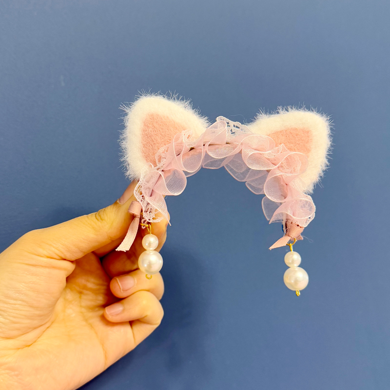 中国红喵公主哪吒极氪007GT/001/7X中置音响帽子装饰品猫耳朵摆件 - 图1