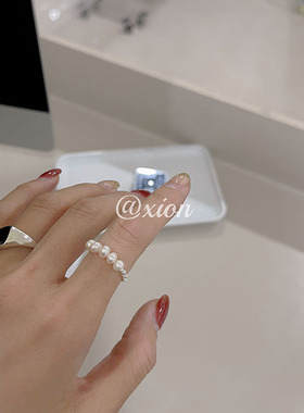 2023新款方块戒指607珠珠戒指6