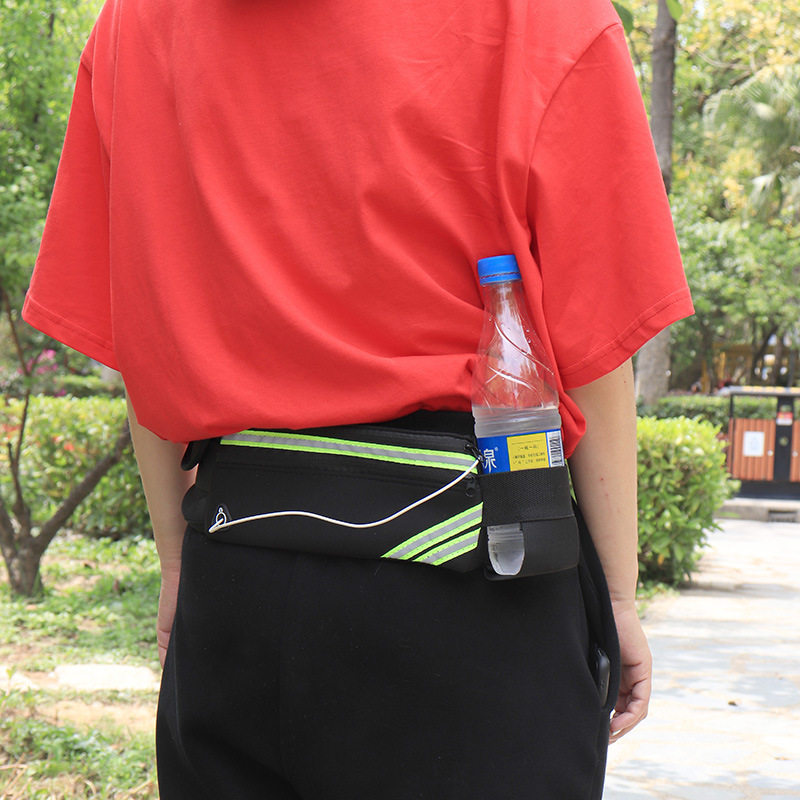 Sports waist bag men's running mobile phone bag summer outdoor equipment multi-functional invisible ultra-thin belt waterproof fitness bag