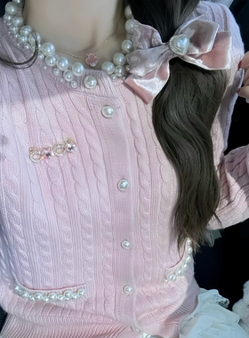 法式满钻精致小香风胸针别针女