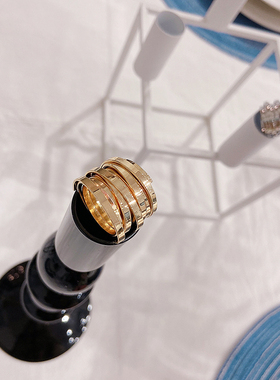 东大门戴戒指ins潮冷淡韩国百搭