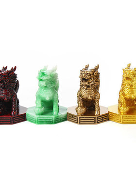 家居玄关摆设八卦麒麟摆件