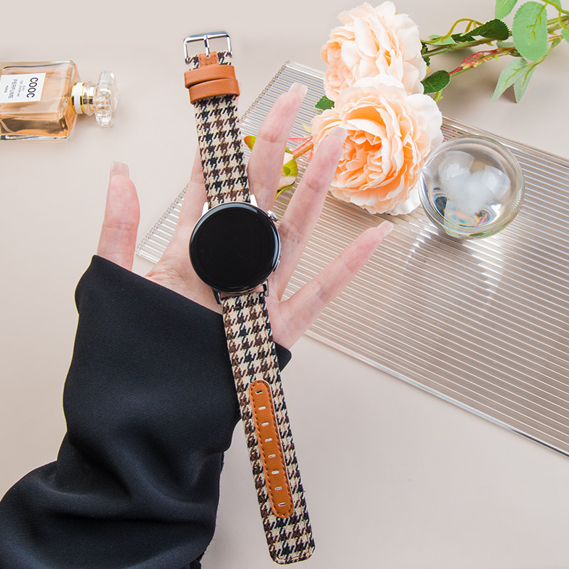 【千鸟格经典女款】华为防水蓝牙手环 华为五洲联鑫智能手表