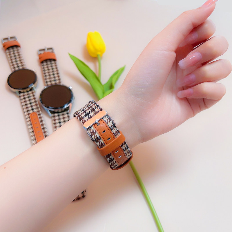 【千鸟格经典女款】华为防水蓝牙手环 华为五洲联鑫智能手表