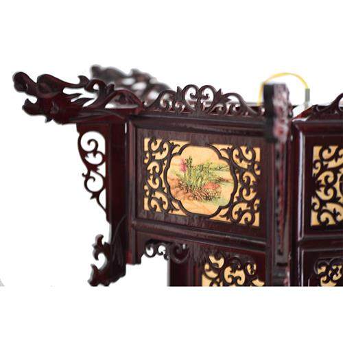 华菲六角宫灯黄羊皮山画古典宫灯灯笼节庆开业装饰灯笼茶楼吊灯,淘宝优惠券,粉丝福利购,淘宝优惠卷