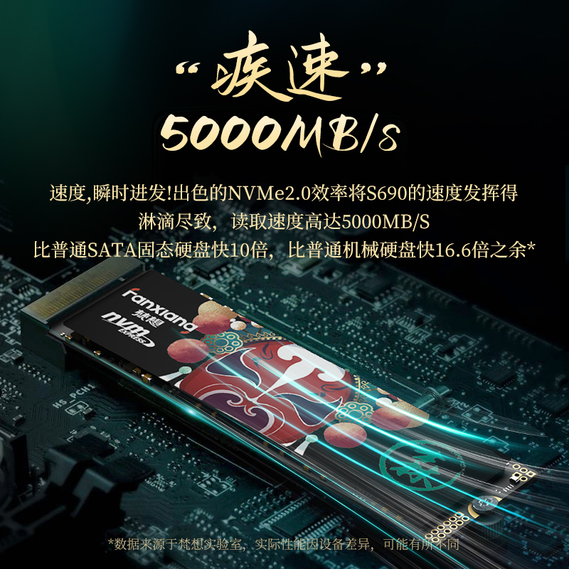 梵想S6901t固态硬盘m2ssd固态硬盘2t台式电脑笔记本电脑pcie4.0 - 图0