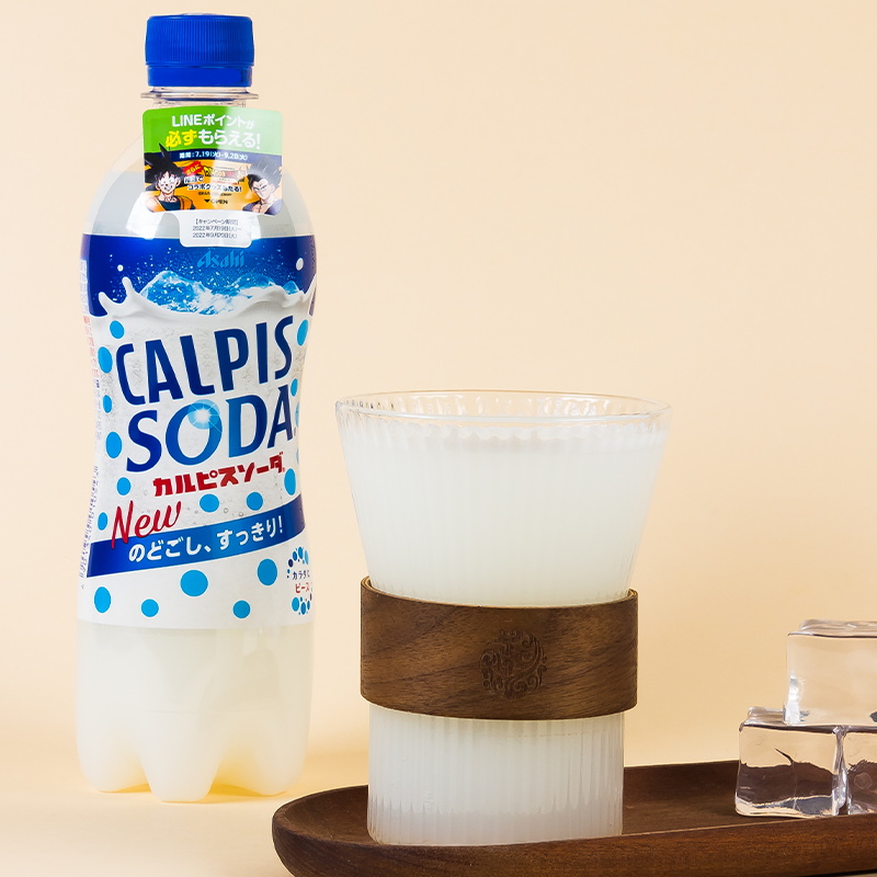 日本进口calpis可尔必思乳酸菌原味碳酸浓郁饮料装500ml整箱24瓶 - 图1