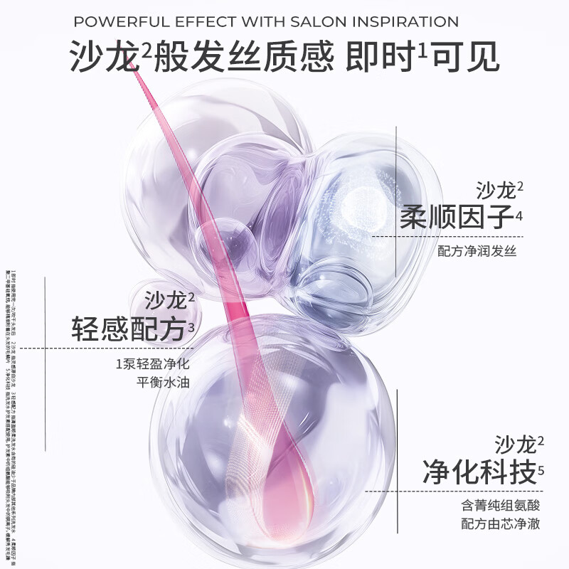 安享好物 安享B级洗发水-沙宣清盈柔顺洗发水 国标