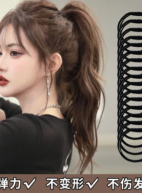 耐用发绳不伤发橡皮筋女2026新款加强发圈头饰高弹力百搭头绳发饰