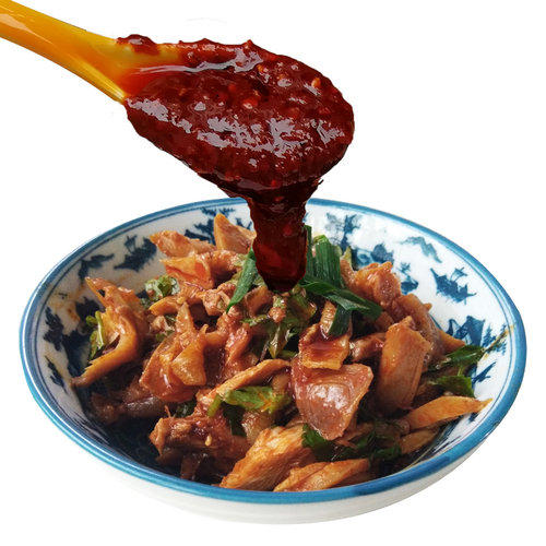 曲靖特产傅家酱云南傅家鸡调料450g*2瓶米线帽子辣椒酱凉拌鸡 - 图1