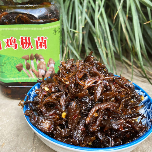 云南野生菌蘑菇香菇菌红土园菌子零食小吃下饭菜干拌面调料礼品 - 图1